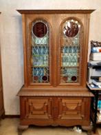 kast met glas-in-lood, Antiek en Kunst, Ophalen