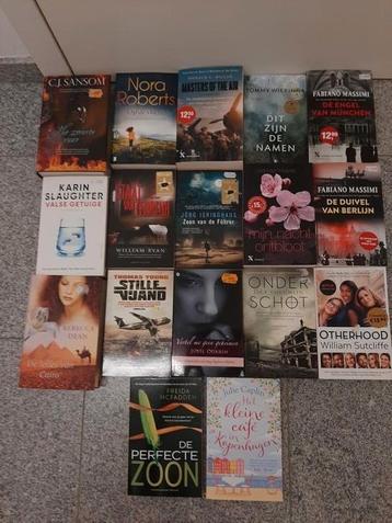 17 stuks allerlei leesboeken romans beschikbaar voor biedingen