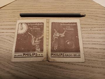 2 vieux calendriers magiques | Lampes Philips | Radio, Collections, Enlèvement ou Envoi, Utilisé, Ustensile