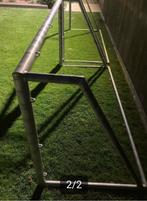 2 aluminium voetbaldoelen, Sport en Fitness, Voetbal, Ophalen, Gebruikt