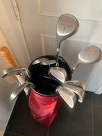 Golfzak met 10 clubs en putter, Ophalen, Zo goed als nieuw, Set
