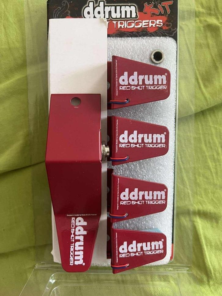 D-Drum Red Shot Trigger Set — Zo goed als nieuw, Muziek en Instrumenten, Drumcomputers, Zo goed als nieuw, Overige merken, Ophalen