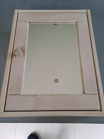 Apothekerskastje met spiegel, als nieuw 45x35x12 cm