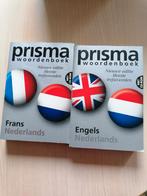 Prisma woordenboek Engels-Nederlands en Frans-Nederlands, M.E. Pieterse-van Baars, Ophalen of Verzenden, Zo goed als nieuw, Nederlands