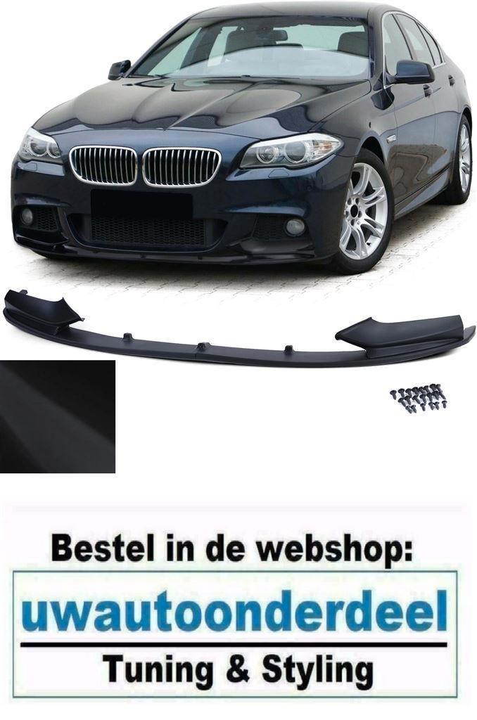 Spoiler Voorspoiler Mat Zwart Voor Bmw 5 Serie F10 F11 M Pac, Auto diversen, Tuning en Styling, Verzenden