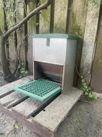 Trapbak en drink emmer kippen, Dieren en Toebehoren, Pluimvee | Toebehoren, Ophalen, Gebruikt, Drinken en Voederen