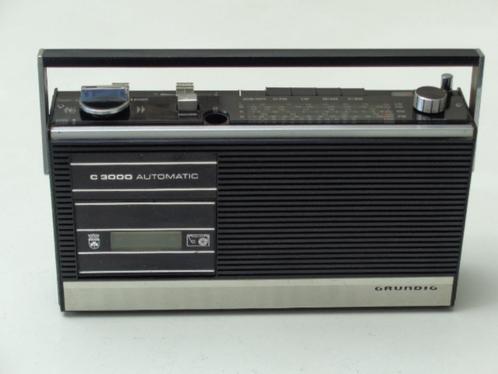Vintage Radio - Cassette Recorder GRUNDIG C3000 AUTOMATIC, Audio, Tv en Foto, Radio's, Gebruikt, Radio, Ophalen of Verzenden