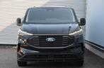 Ford Transit Custom -L2-Automaat-Dubbelcab- Nieuw- 39990+BTW, Stof, 1995 cc, LED verlichting, Zwart