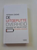 Herman Daems - De uitgeputte overheid, Boeken, Ophalen, Zo goed als nieuw, Herman Daems