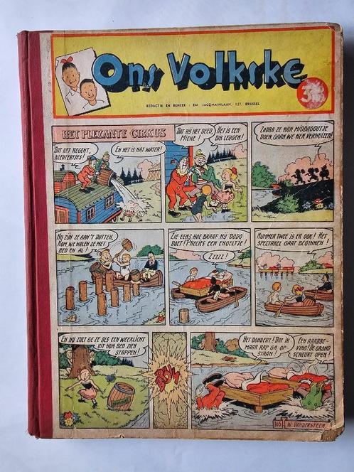 Ons Volkske verzamelalbum 22 - 1956, Boeken, Stripverhalen, Gelezen, Eén stripboek, Ophalen of Verzenden