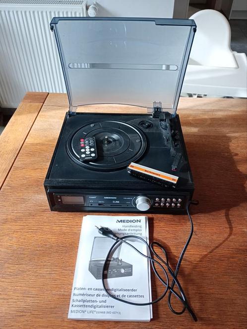 Platine - Tourne-disques/USB/SD/K7, Audio, Tv en Foto, Platenspelers, Gebruikt, Platenspeler, Overige merken, USB-aansluiting