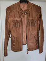 Superbe veste en cuir brun neuve Taille Medium Prix 75€, Comme neuf, Brun, Enlèvement