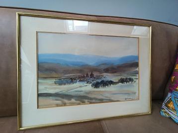Aquarelle Reinaldo Villaseñor  beschikbaar voor biedingen