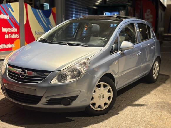 Opel Corsa 1.0i – 2008 – 124.000 km – CT OK – TOIT OUVRANT, Auto's, Opel, Particulier, Corsa, Boordcomputer, Benzine, Euro 4, Stadsauto
