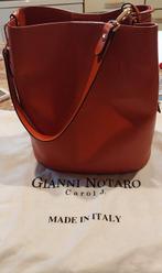 Sac à main Gianni Notaro cuir, Enlèvement ou Envoi, Comme neuf, Orange, Sac à main