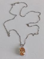 Zilver Ketting, Handtassen en Accessoires, Kettingen, Ophalen of Verzenden, Zo goed als nieuw, Zilver, Zilver