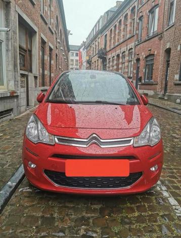 Citroen C3 - 2016 - 89000 Km - Manuel - Essence, Rouge, Achat, Euro 6, Boîte manuelle