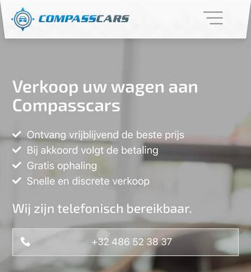 Wij kopen uw wagen! Aankoop auto’s alle merken. 