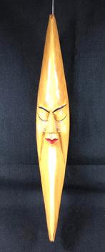 Vintage retro grote houten janneke maan +- 50 cm, Ophalen of Verzenden