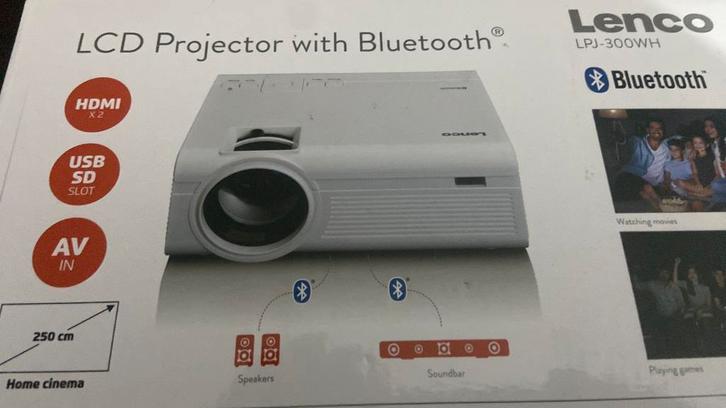 Lenco LPJ-300, Audio, Tv en Foto, Beamers, LCD, Ophalen