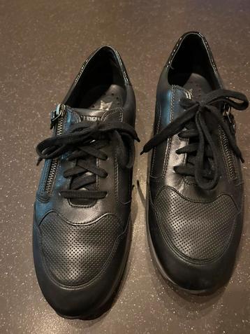 Mephisto lederen sneaker 7,1/2 (40,5) zwart  beschikbaar voor biedingen