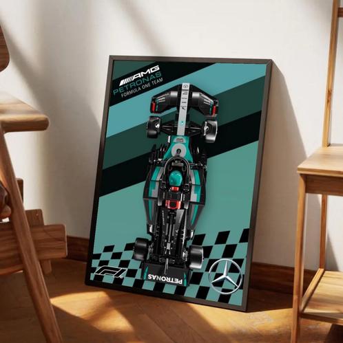 Affiche numérique Lego Speed Champions F1 - Mercedes-AMG W15, Kinderen en Baby's, Speelgoed | Duplo en Lego, Zo goed als nieuw