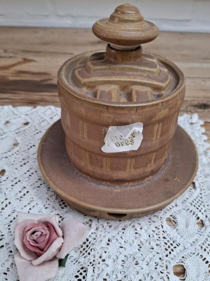 Vintage Franse Vieux Gres wijn tonnetje , wijnvaatje, Antiek en Kunst, Curiosa en Brocante, Ophalen of Verzenden