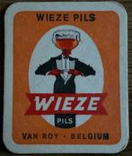 WIEZE PILS/VAN ROY bierviltje, Verzamelen, Ophalen of Verzenden, Zo goed als nieuw, Viltje(s), Overige merken