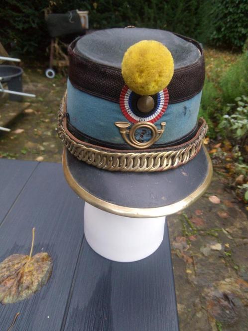 Shako Troupe Chasseur à Cheval Frankrijk, Verzamelen, Militaria | Algemeen, Overige soorten, Helm of Baret, Ophalen of Verzenden