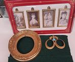 6 vintage gedoreerde kadertjes, Antiek en Kunst, Ophalen of Verzenden