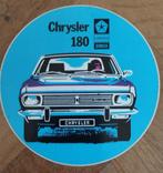 Chrysler 180 vintage sticker (Simca), Verzamelen, Auto of Motor, Zo goed als nieuw, Verzenden