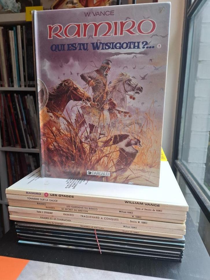 RAMIRO VANCE ENSEMBLE DE 8 TOMES EO, Boeken, Stripverhalen, Gelezen, Complete serie of reeks, Ophalen of Verzenden