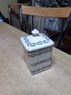 Pot à épices ancien "Cannelle" - Sarreguemines décor NOBILIS, Enlèvement ou Envoi