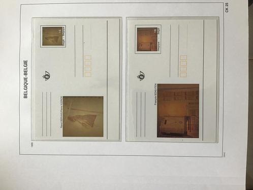 Belgie: briefkaarten BK48 tem BK84 op davo bladen, Postzegels en Munten, Postzegels | Europa | België, Ophalen of Verzenden
