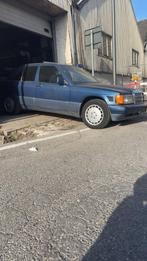 Mercedes 190 2.5 turbodiesel, Auto's, Automaat, Zwart, Leder, Diesel