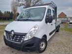 Renault Master benne pick up double cabine 7places 2017 2.3d, Auto's, Renault, 4 deurs, Euro 6, Start-stop-systeem, Grijs