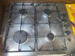 Inbouw gaskookplaat, Ophalen, Gebruikt, 4 kookzones, Inbouw