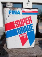 Rare bidon d'huile FINA vintage de qualité supérieure, Enlèvement ou Envoi, Utilisé