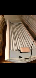 Zonnebank, Electroménager, Solarium, Banc solaire & Bronzage facial, Enlèvement, Comme neuf, Banc solaire double, 10 à 15 lampes