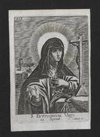 Eustochium Cnobbaert Heiligenprentje Holy card Image pieuse, Collections, Enlèvement ou Envoi, Image pieuse