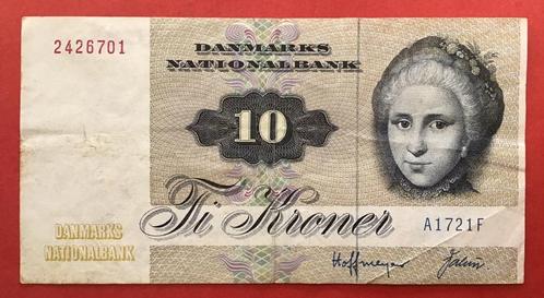 Billet de 10 couronnes - Danemark 1972, Timbres & Monnaies, Billets de banque | Europe | Billets non-euro, Billets en vrac, Autres pays