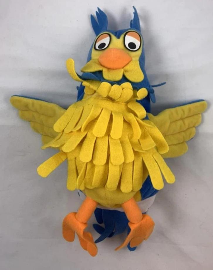 Fabeltjeskrant Meneer de Uil Handpop 30cm Interimage knuffel, Kinderen en Baby's, Speelgoed | Knuffels en Pluche, Zo goed als nieuw