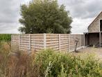 Recente houten afsluiting te koop, Tuin en Terras, Ophalen, Zo goed als nieuw, Hout, Overige typen