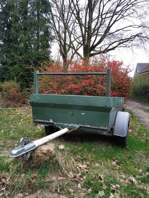 OLDTIMER AANHANGWAGEN ENKELAS, Auto's, Volkswagen, Particulier, Overige modellen, Overige brandstoffen, Overige carrosserie, Groen