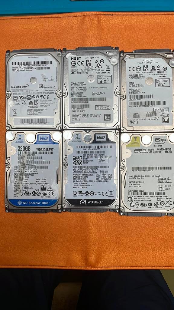 2,5 inch hdd, Computers en Software, Harde schijven, Gebruikt, Laptop, Intern, HDD, Ophalen of Verzenden