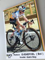 Wielerkaart 2023 team quick step remco evenepoel signe, Sports & Fitness, Cyclisme, Envoi