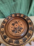 Houten sierbord met hand uitgesneden, Antiek en Kunst, Ophalen