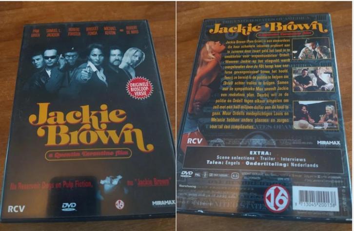 Dvd jackie Brown, Cd's en Dvd's, Dvd's | Actie, Zo goed als nieuw, Actie, Verzenden