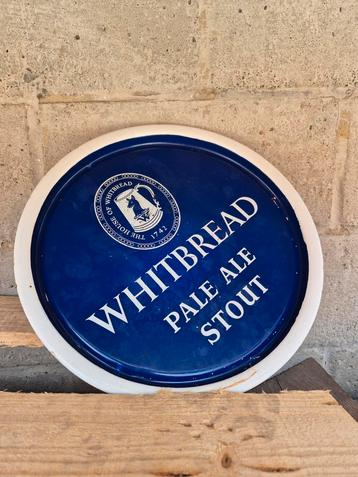 Assiette en émail Whitbread Pale Ale Stout, Enlèvement, Utilisé