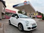 Fiat 500 S met keuring vrije, Auto's, Fiat, Euro 5, Zwart, Wit, Handgeschakeld